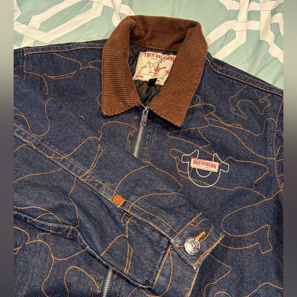 True Religion Denim Jacket Small - Picture 2 of 3